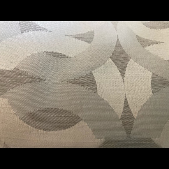 Grey Coach Handbag: leather straps & blue liner - Picture 2 of 14